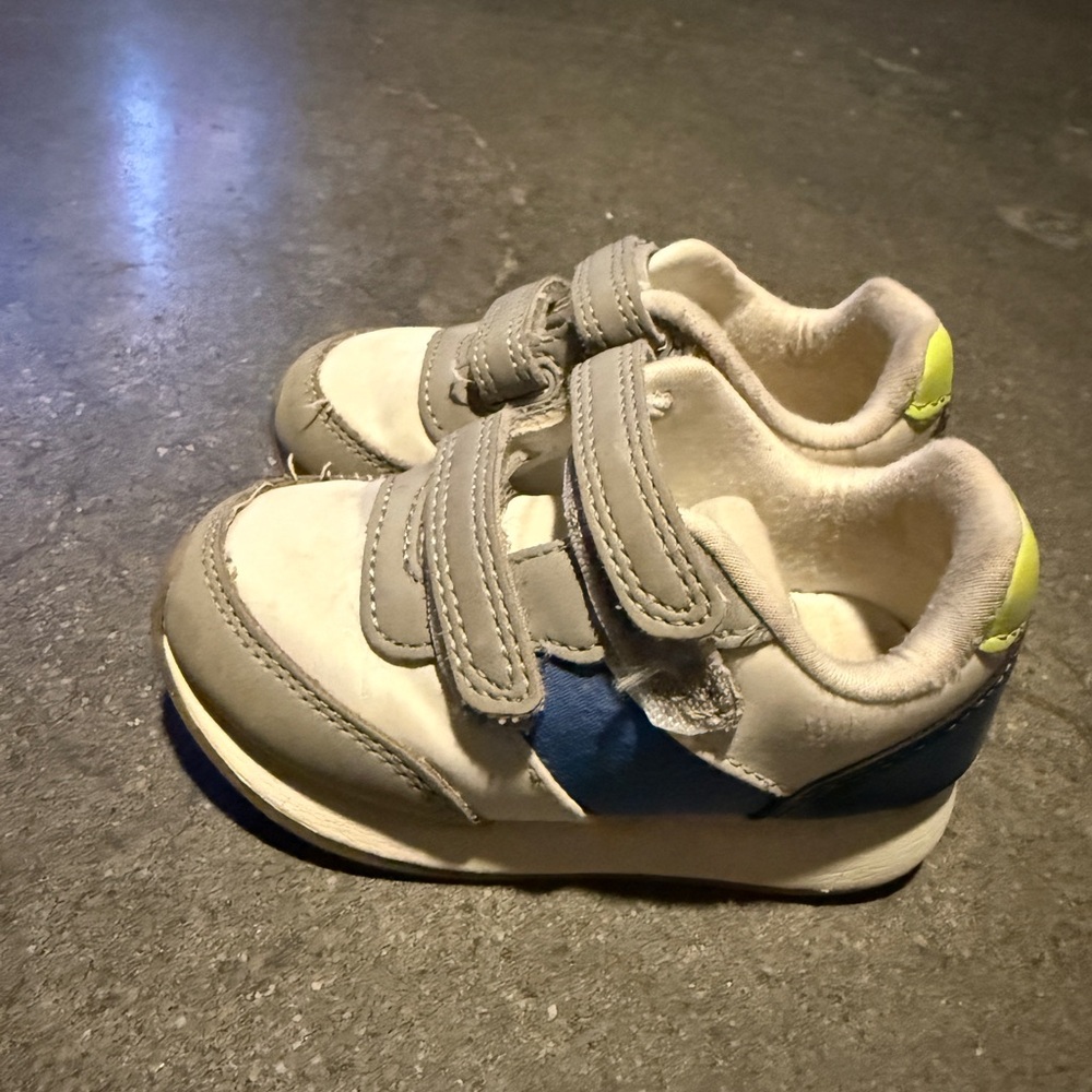 Cat & Jack Gray and Blue Kids Sneakers